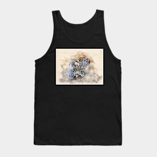 Exeter bicycle flowers Tank Top